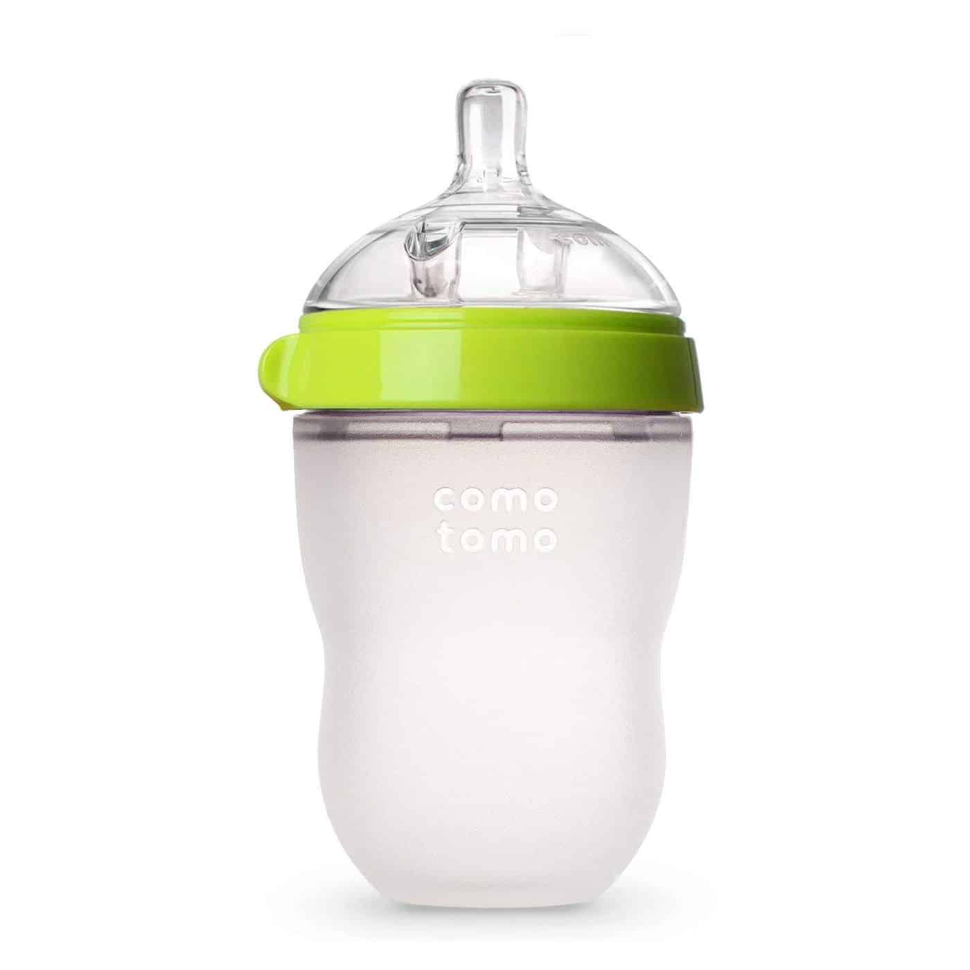 Comotomo-Natural-Feel-Baby-Bottle-Green-250-ml-1